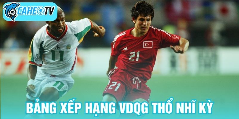Bảng xếp hạng Thổ Nhĩ Kỳ
